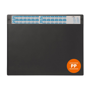 DURABLE Schreibunterlage mit Jahreskalender, PP, schwarz (EAN: 4005546743820)