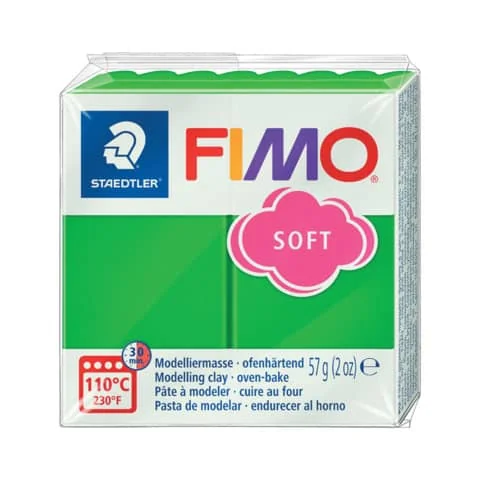 FIMO SOFT Modelliermasse, ofenhärtend, tropischgrün, 57 g (EAN: 4006608809690)