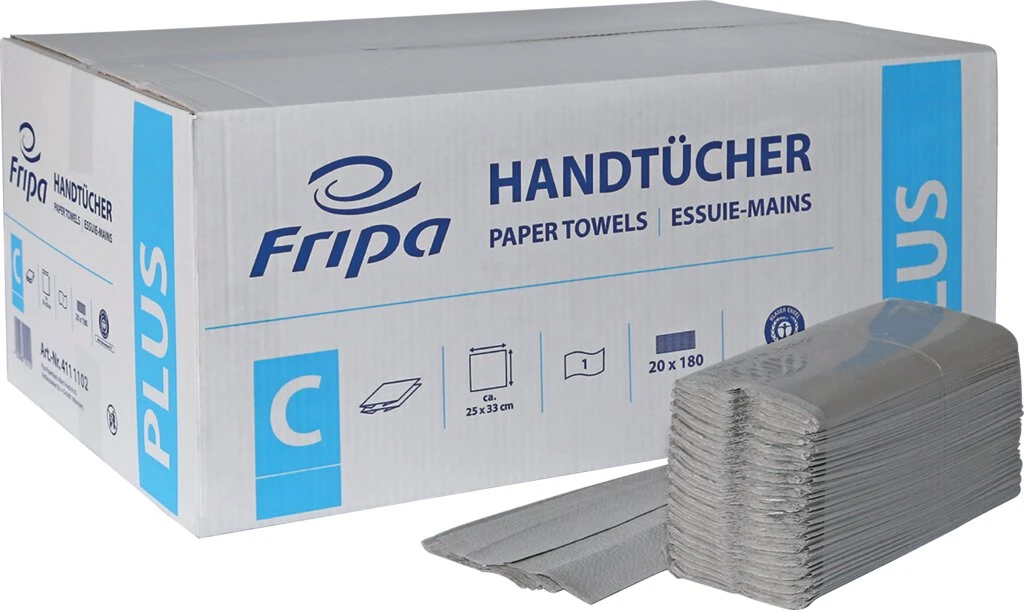 Fripa Handtuchpapier PLUS, 250 x 330 mm, C-Falz, natur (EAN: 4000883101210)