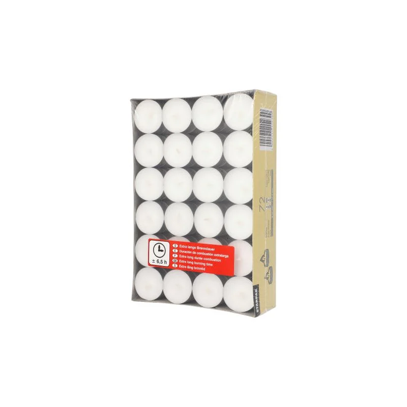 STARPAK Teelichter, Durchmesser: 39 mm, weiß (EAN: 4002911152300)