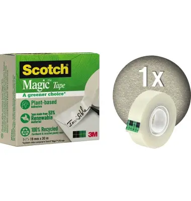 3M Scotch Klebefilm Magic 900, 19 mm x 30 m (EAN: 0051141405995)