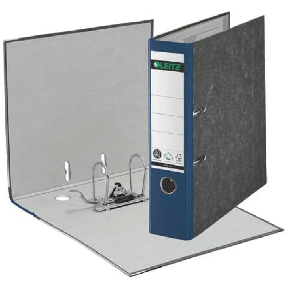 LEITZ Wolkenmarmor-Ordner, 180 Grad, DIN A4, 80 mm, blau (EAN: 4002432359295)