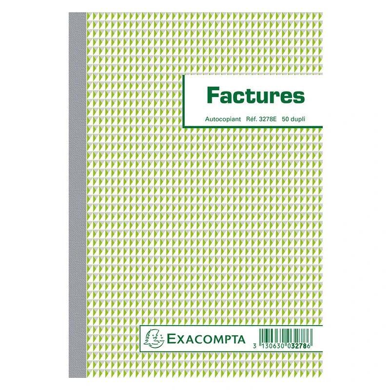 EXACOMPTA Manifold "Factures", 210 x 148 mm, dupli (EAN: 3130630032786)