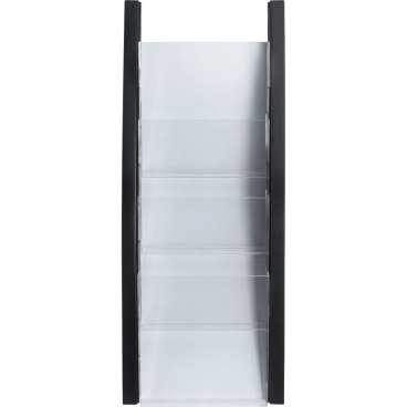 helit 4er Wand-Prospekthalter "the arc", DIN A5 hoch,schwarz (EAN: 4012086010497)