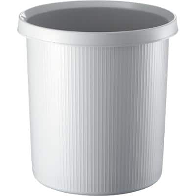 helit Papierkorb "the german line", 18 Liter, PE, lichtgrau (EAN: 4012086050967)