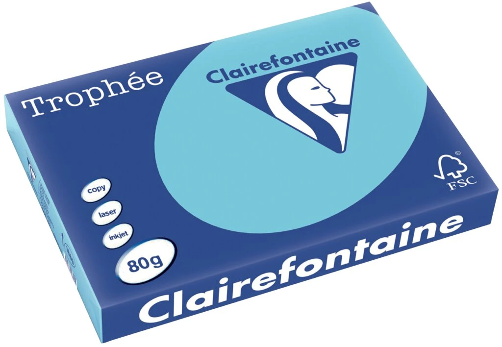 Clairefontaine Multifunktionspapier Trophée, A3, blau (EAN: 3329680188905)