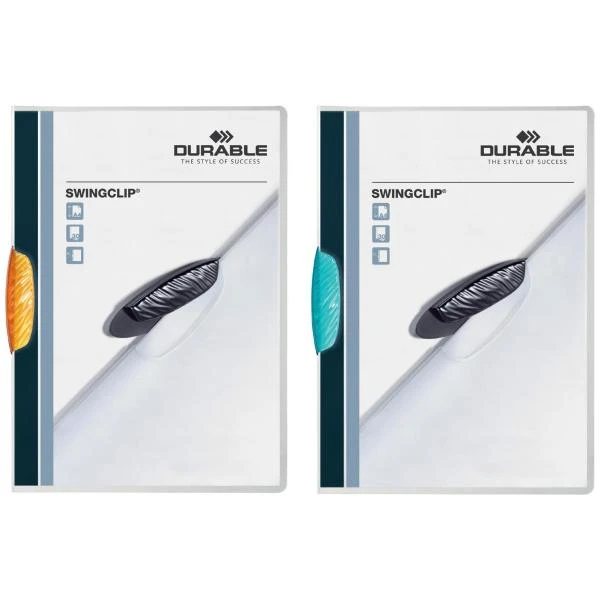 DURABLE Klemmhefter SWINGCLIP, DIN A4, Clips farbig sortiert (EAN: 4005546225630)