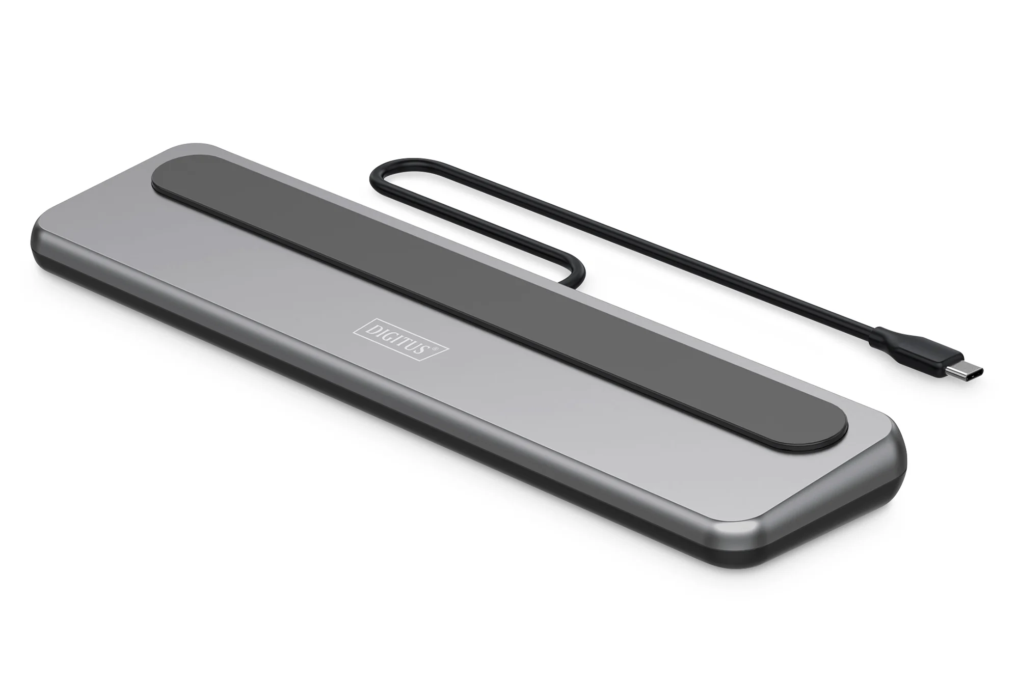 DIGITUS Docking Station, USB-C, 12-Port, grau / schwarz (EAN: 4016032502098)