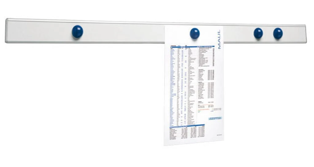 MAUL Magnet-Wandschiene "design", Länge: 1.000 mm, silber (EAN: 4002390022859)