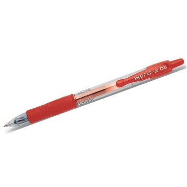 PILOT Gelschreiber G-2 PLUS Fine, rot (EAN: 4902505163111)