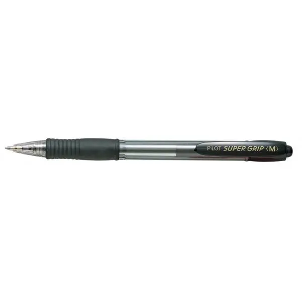 PILOT Druckkugelschreiber SUPER GRIP M, schwarz (EAN: 4902505154881)