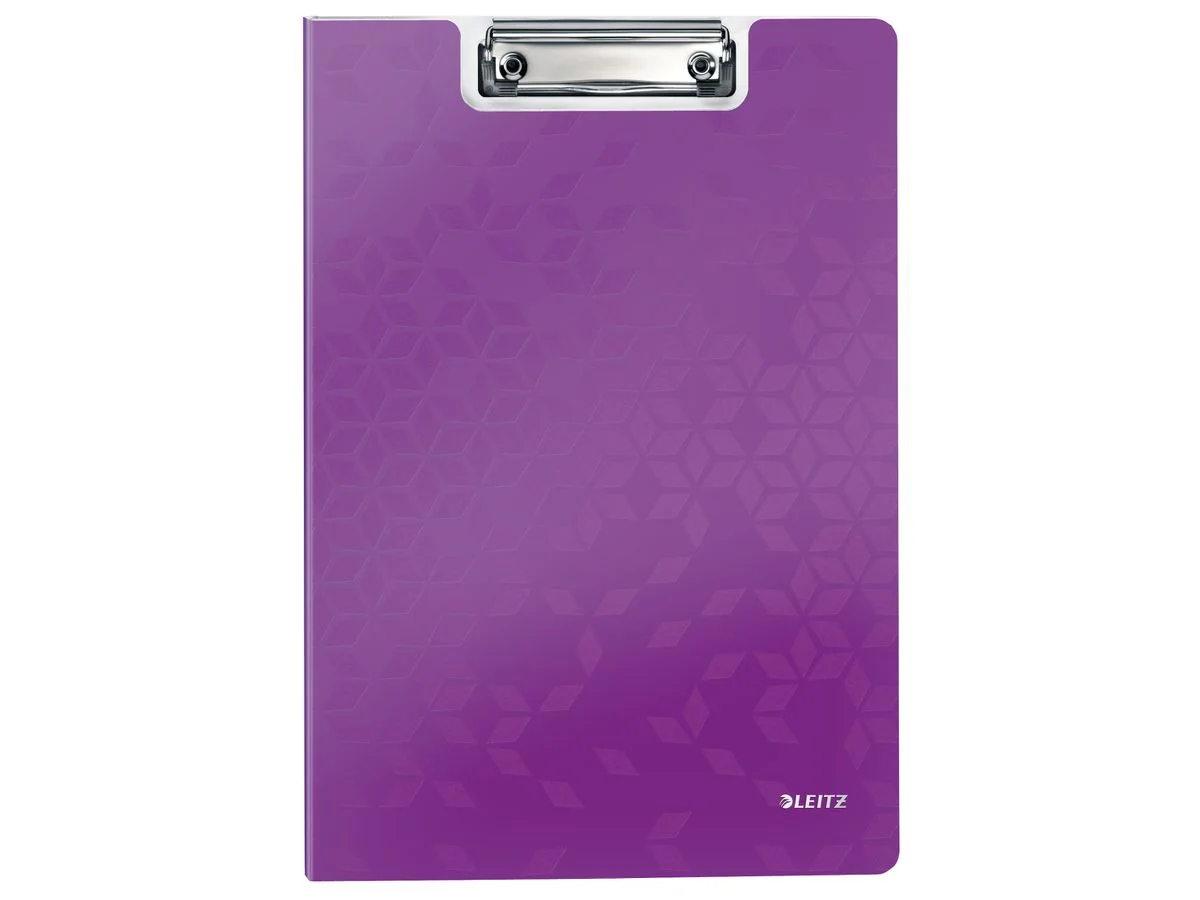 LEITZ Klemmbrett-Mappe WOW, DIN A4, Polyfoam, violett (EAN: 4002432106738)