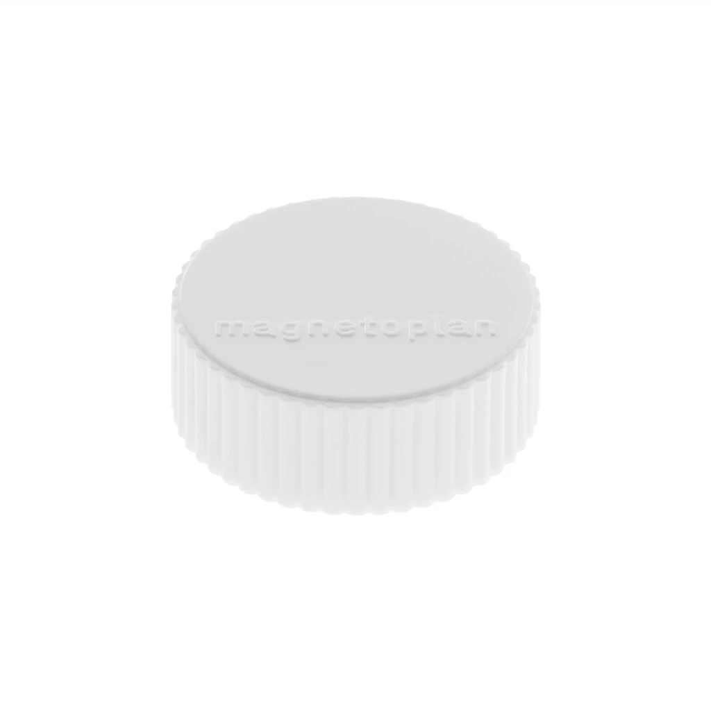 magnetoplan Discofix Rundmagnet "magnum", weiß (EAN: 4013695010748)