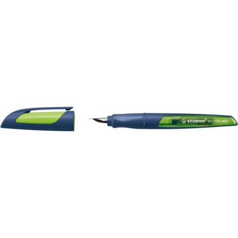 STABILO Füllhalter EASYbuddy L, Linkshänder, stahlblau/ (EAN: 4006381607131)