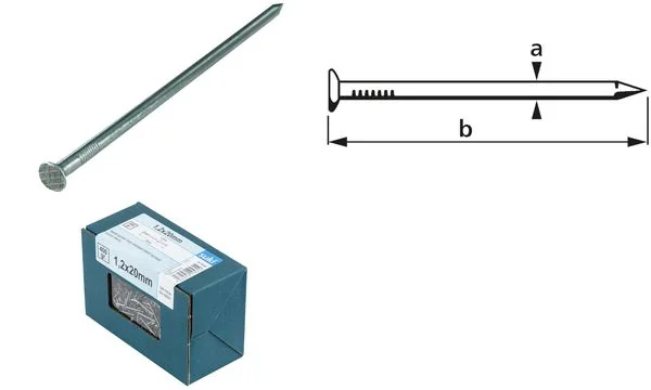 suki. Drahtstift, Senkkopf, 1,8 x 35 mm, blank, 400 g (EAN: 4032526125345)