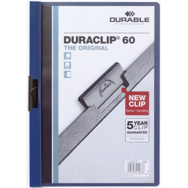 DURABLE Klemmhefter DURACLIP ORIGINAL 60, DIN A4, dunkelblau (EAN: 4005546223988)