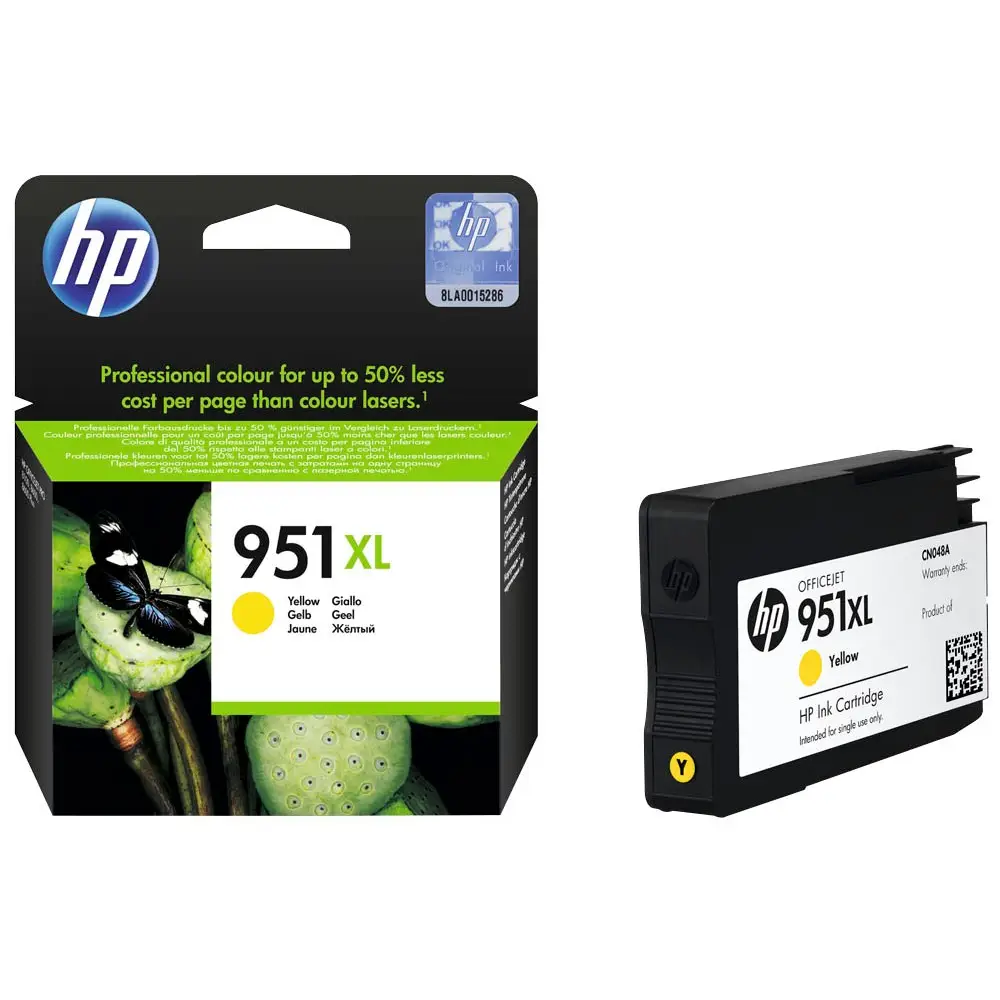 hp Tinte hp 951XL für hp OfficeJet Pro 8100, gelb (EAN: 0886111748945)