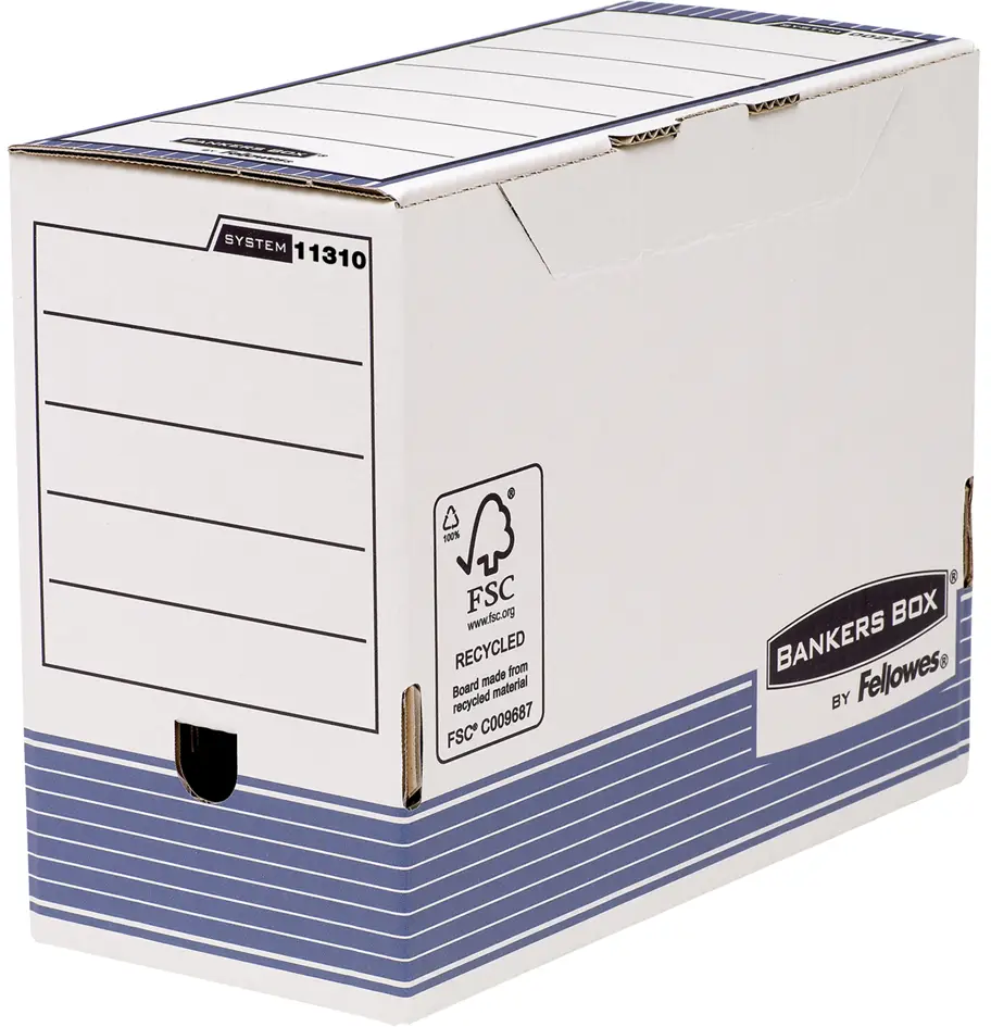 Fellowes BANKERS BOX SYSTEM Archiv-Schachtel, blau, (B)200mm (EAN: 0043859712205)