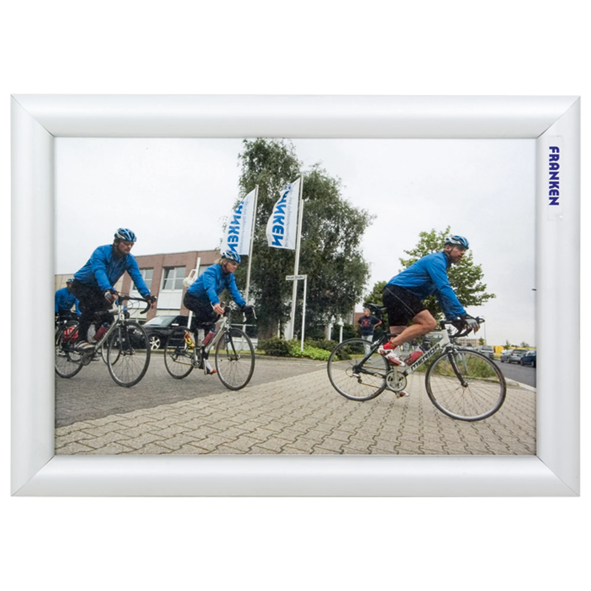 FRANKEN Plakatrahmen "Outdoor", DIN A4, 25 mm Rahmenprofil, silbereloxiert (EAN: 4016946192422)