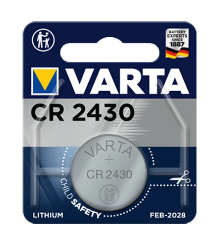 VARTA Lithium Knopfzelle "Professional Electronics", CR2430 (EAN: 4008496276929)