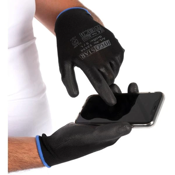 HYGOSTAR Touchscreen-Arbeitshandschuh BLACK ACE TOUCH, XL (EAN: 4015544334333)
