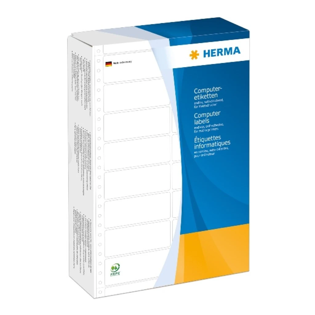 HERMA Computeretiketten endlos, 88,9 x 35,7 mm, 2-bahnig (EAN: 4008705082204)