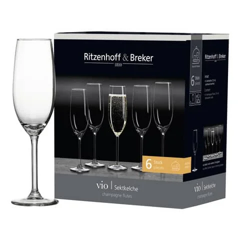Ritzenhoff & Breker Sektglas VIO, 0,21 l, Transparent (EAN: 4006344812152)