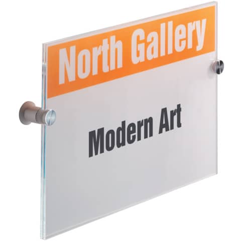 DURABLE Türschild CRYSTAL SIGN, (B)210 x (H)297 mm (EAN: 4005546403632)