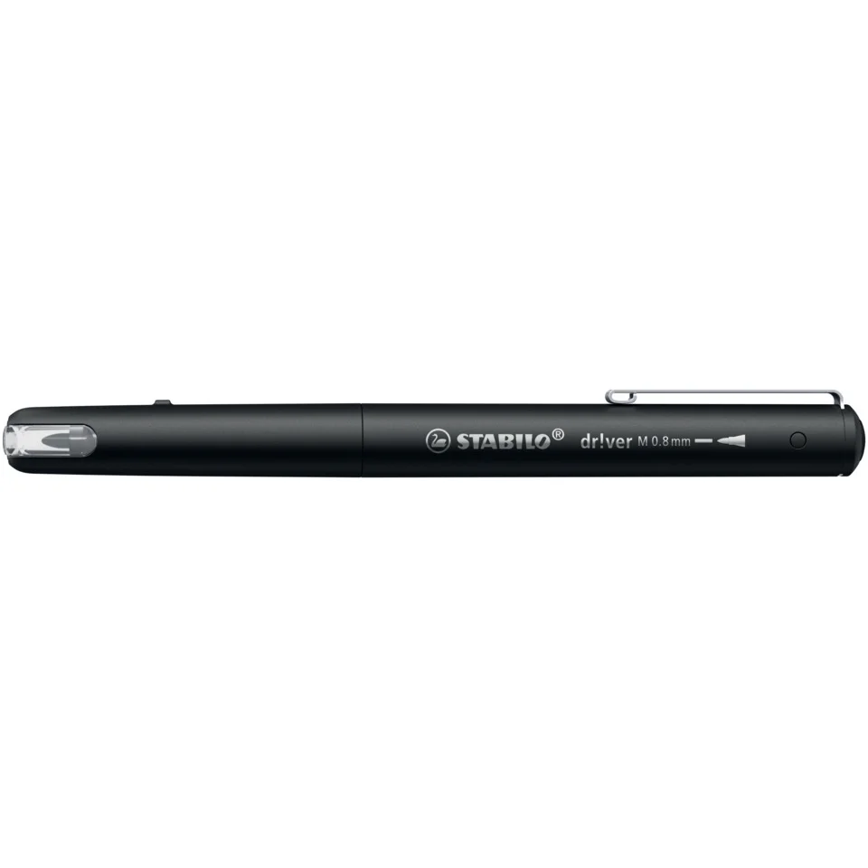 STABILO Fineliner dr!ver, medium, schwarz (EAN: 4006381614184)