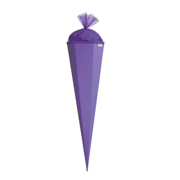 ROTH Bastelschultüte mit Verschluss, 850 mm, lila (EAN: 4028279851587)