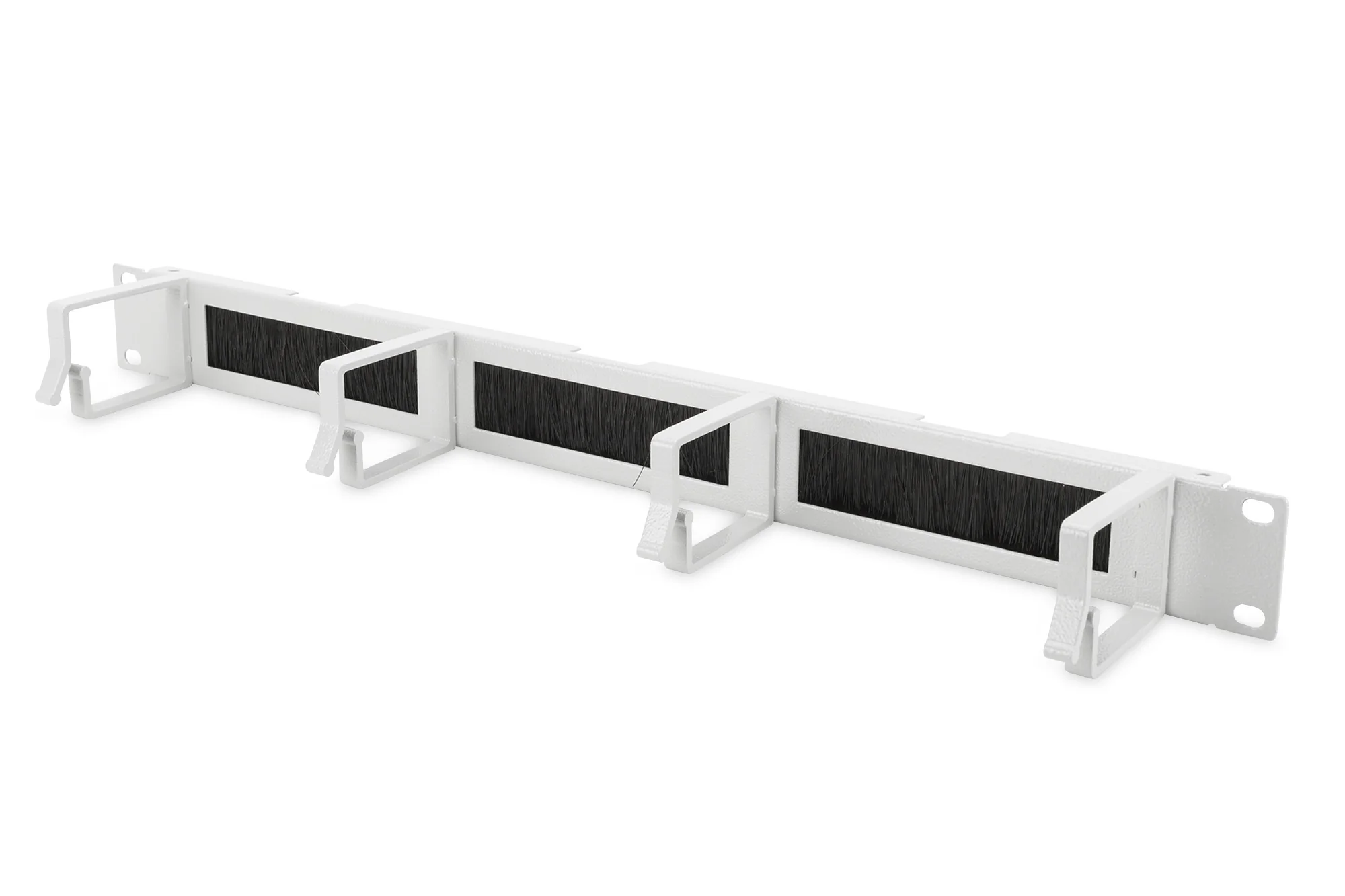 DIGITUS 19" Rangierpanel, 4 Kabelführungsbügel, lichtgrau (EAN: 4016032441625)