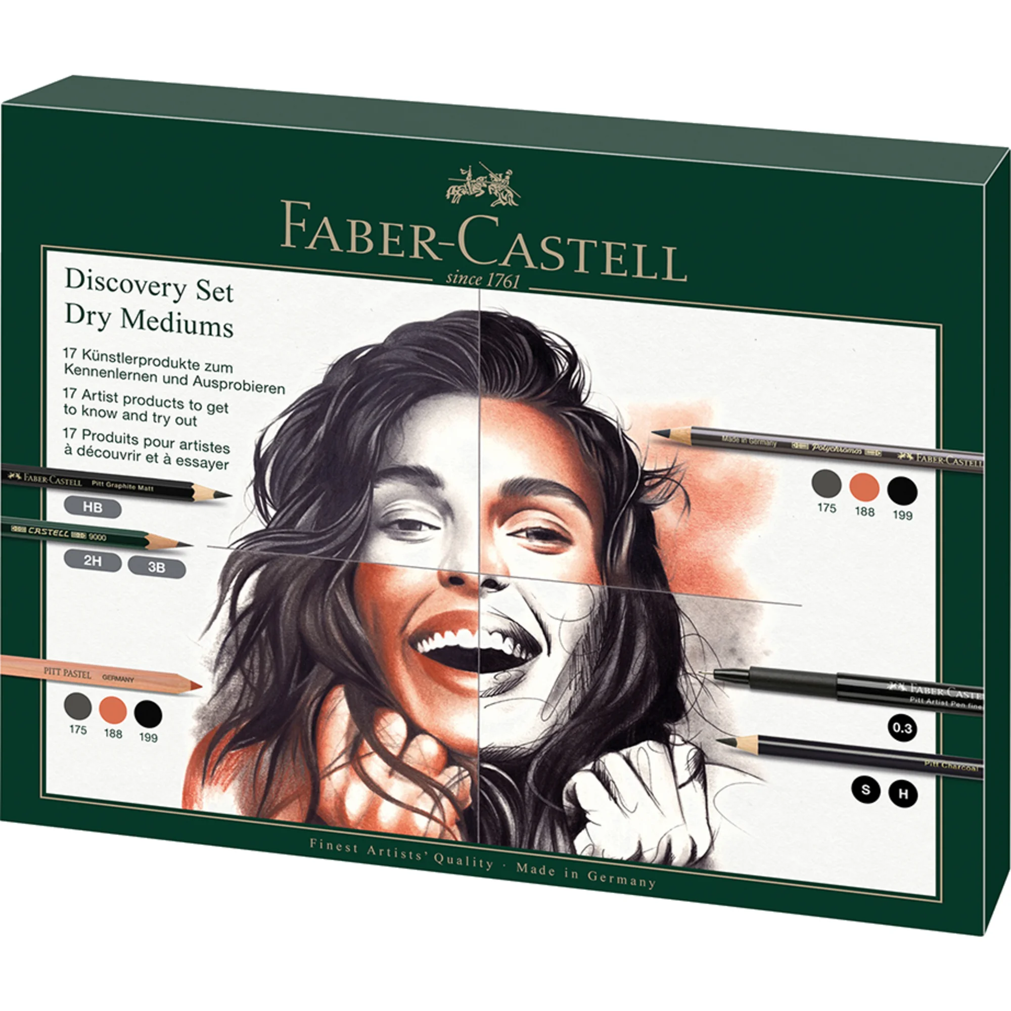 FABER-CASTELL Künstler-Set Discovery, 17-teilig (EAN: 4005401129257)