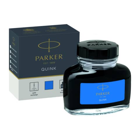 PARKER Tintenflacon QUINK, Inhalt: 57 ml, königsblau (EAN: 3501179503776)