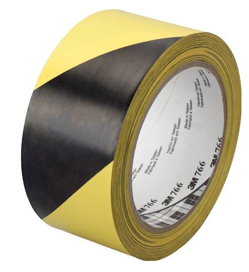 3M Weich-PVC-Klebeband 766i, schwarz/gelb (EAN: 0021200456817)