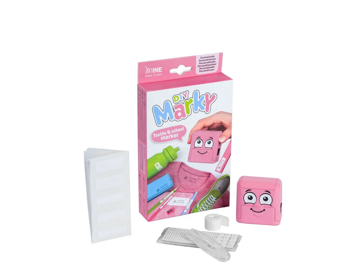 COLOP Markierungsstempel-Set "DIY Marky" Printer C20, rosa (EAN: 9004362539001)