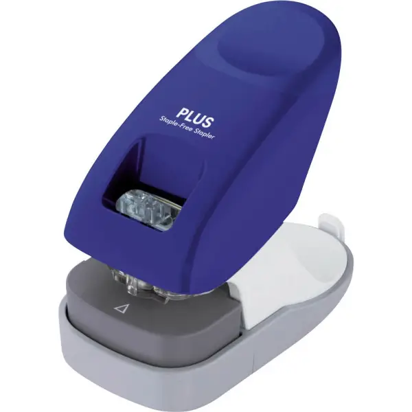 PLUS JAPAN Heftgerät SL-112A klammerlos, blau (EAN: 4977564613655)