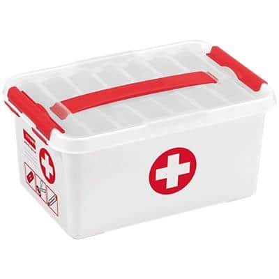 helit Aufbewahrungsbox "the q-line" - Erste Hilfe, 6 Liter (EAN: 8711112792197)
