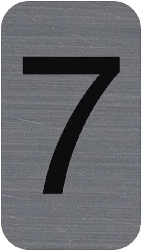 EXACOMPTA Selbstklebeschild Zahl "7", 25 x 44 mm (EAN: 3130630671879)