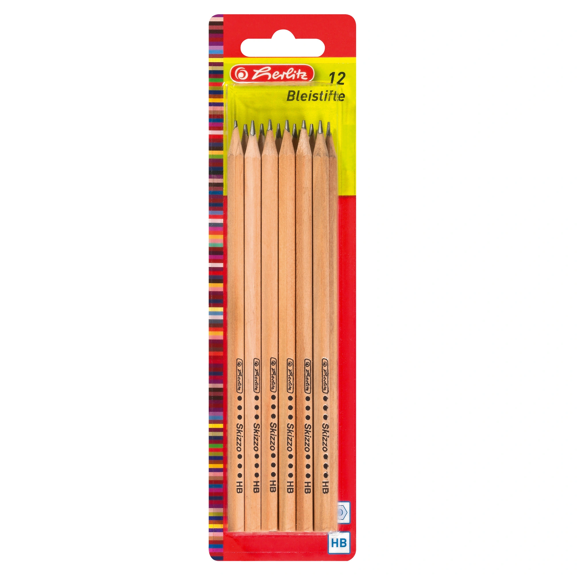 herlitz Bleistift Skizzo natur, sechseckig, Härtegrad: HB (EAN: 4008118670562)