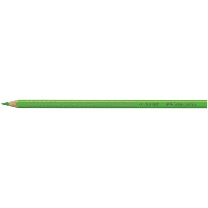 FABER-CASTELL Dreikant-Buntstift Colour GRIP, apfelgrün (EAN: 4005401124665)
