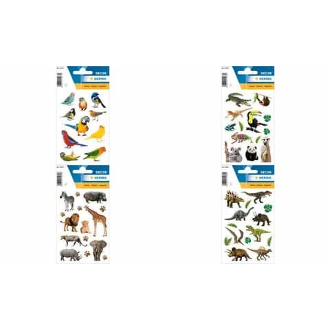 HERMA Sticker DECOR "Afrika Tiere", aus Papier (EAN: 4008705154796)