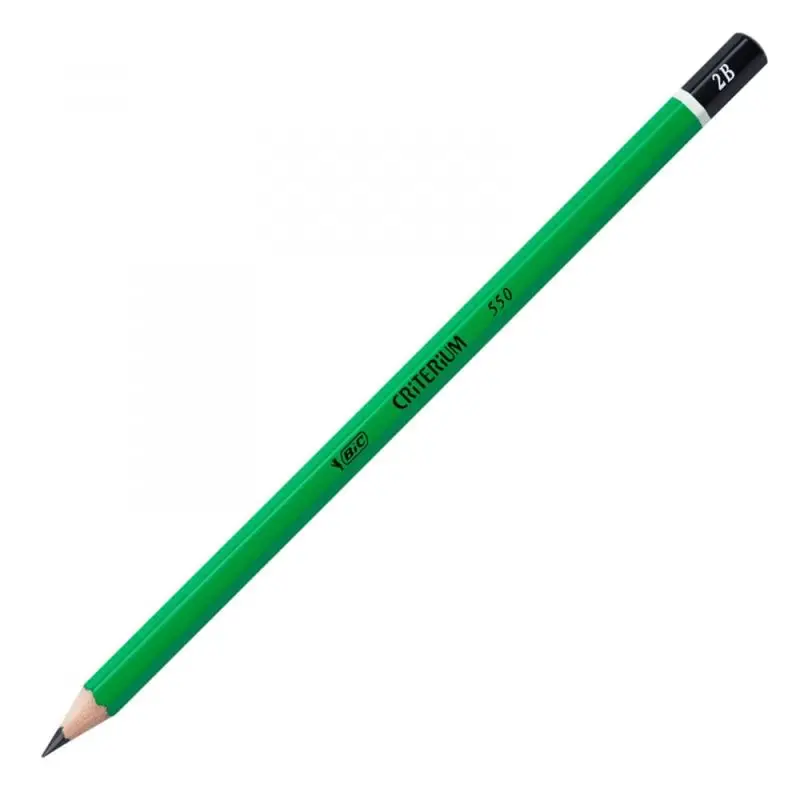 BIC Bleistift Criterium 550, Härtegrad: 2B, sechseckig (EAN: 3086124000369)