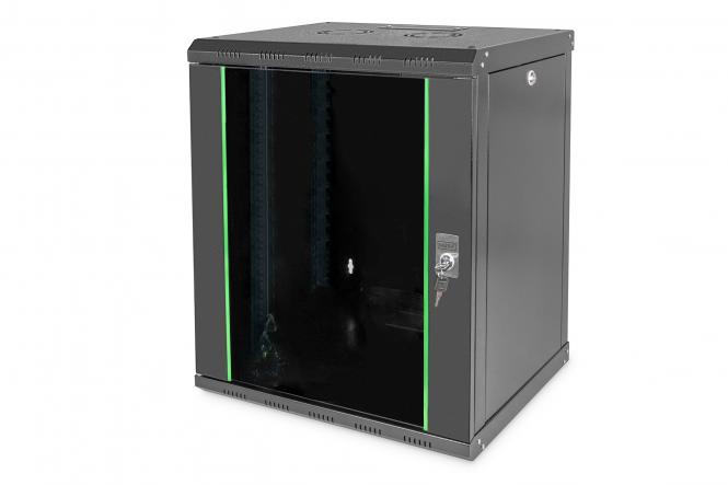 DIGITUS 19" Wandverteiler Unique Line, 12 HE, schwarz (EAN: 4016032179825)