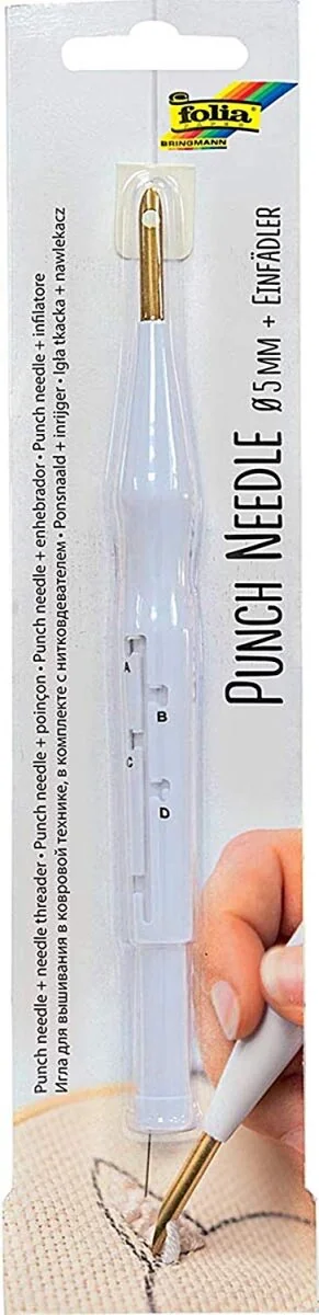 folia Punchnadel inkl. Einfädelhilfe, verstellbar (EAN: 4001868117554)
