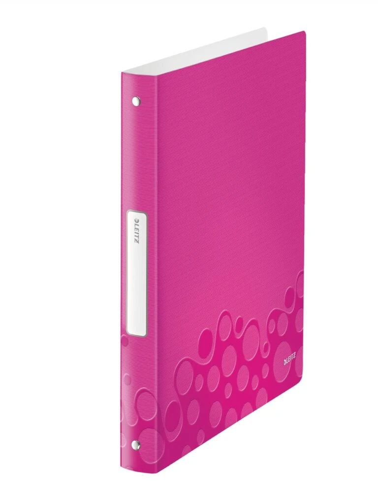 LEITZ Ringbuch WOW, DIN A4, PP, pink, 4 Ringe (EAN: 4002432106417)
