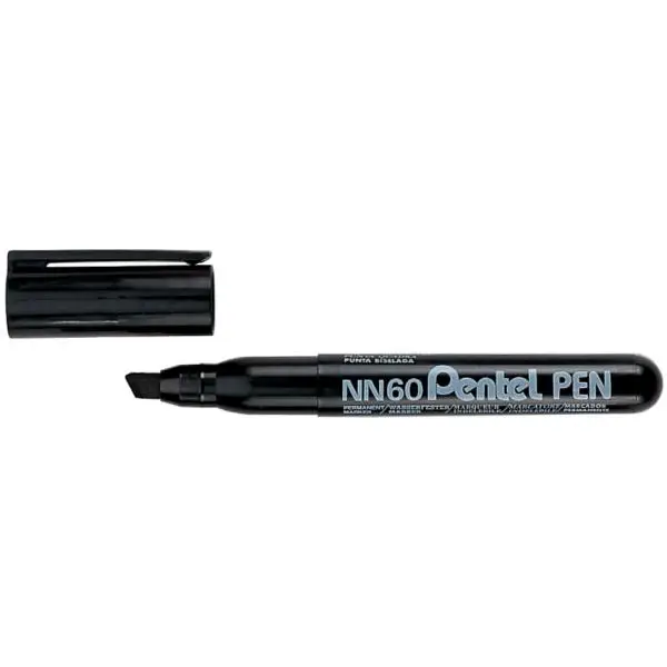 Pentel Permanent-Marker GREEN-LABEL NN60, schwarz (EAN: 3474370360014)