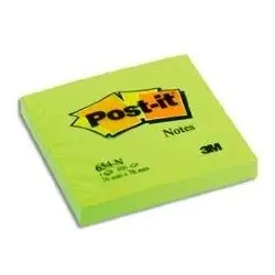 Post-it Haftnotizen notes, 76 x 76 mm, grün (EAN: 3134375221399)