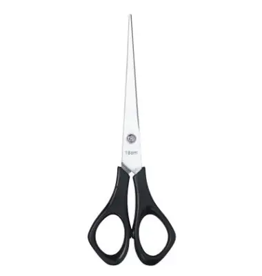 WEDO Edelstahl-Universalschere, spitz, Länge: 160 mm,schwarz (EAN: 4003801018744)
