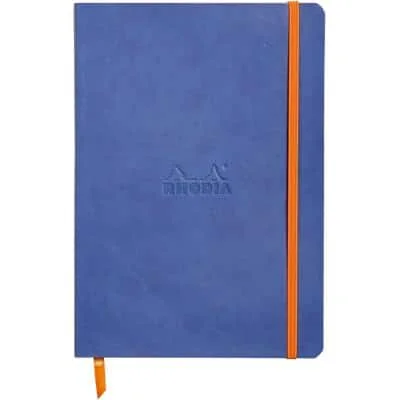 RHODIA Notizbuch RHODIARAMA, DIN A5, liniert, saphirblau (EAN: 3037921174081)