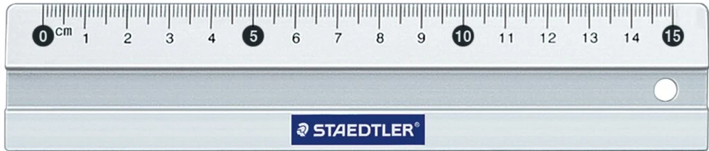 STAEDTLER Metall-Lineal, aus Aluminium, 150 mm (EAN: 4007817563151)